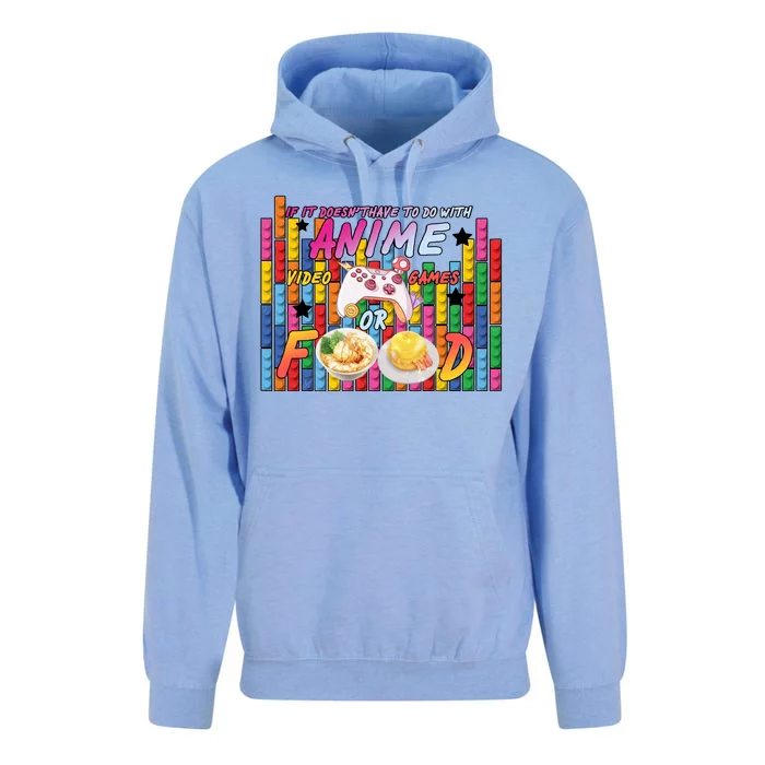 Anime Video Games Food Unisex Surf Hoodie