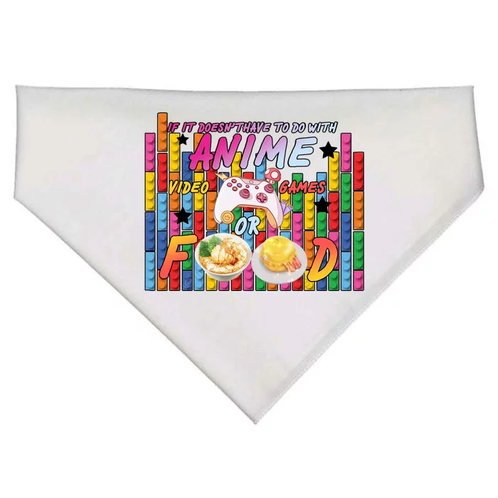 Anime Video Games Food USA-Made Doggie Bandana