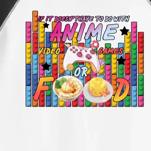 Anime Video Games Food Toddler Fine Jersey T-Shirt