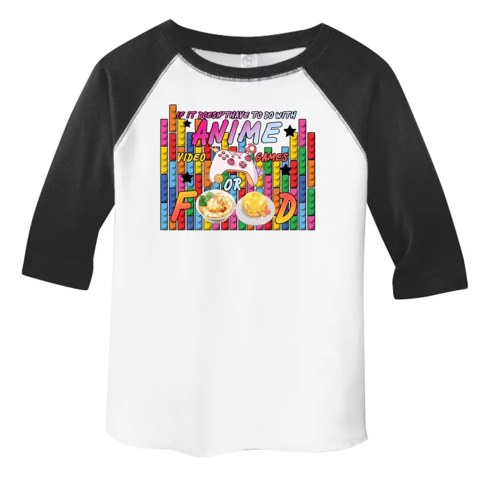 Anime Video Games Food Toddler Fine Jersey T-Shirt