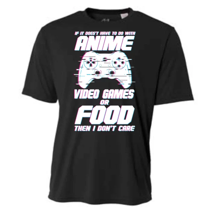 Anime Video Games Or Food Cooling Performance Crew T-Shirt