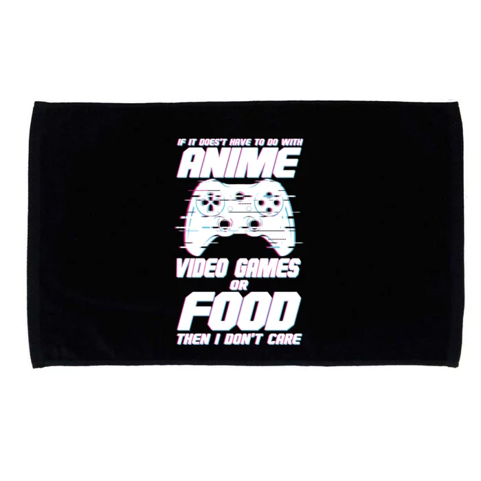 Anime Video Games Or Food Microfiber Hand Towel