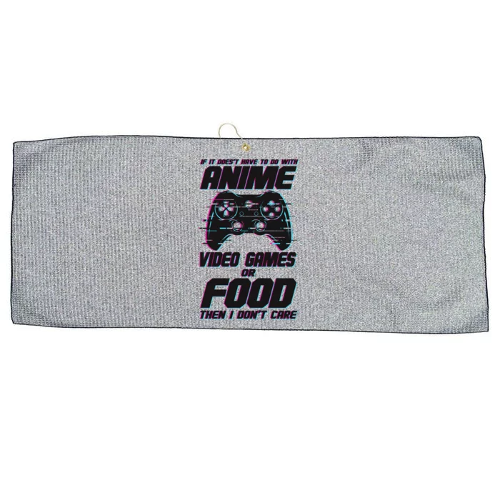 Anime Video Games Or Food Large Microfiber Waffle Golf Towel