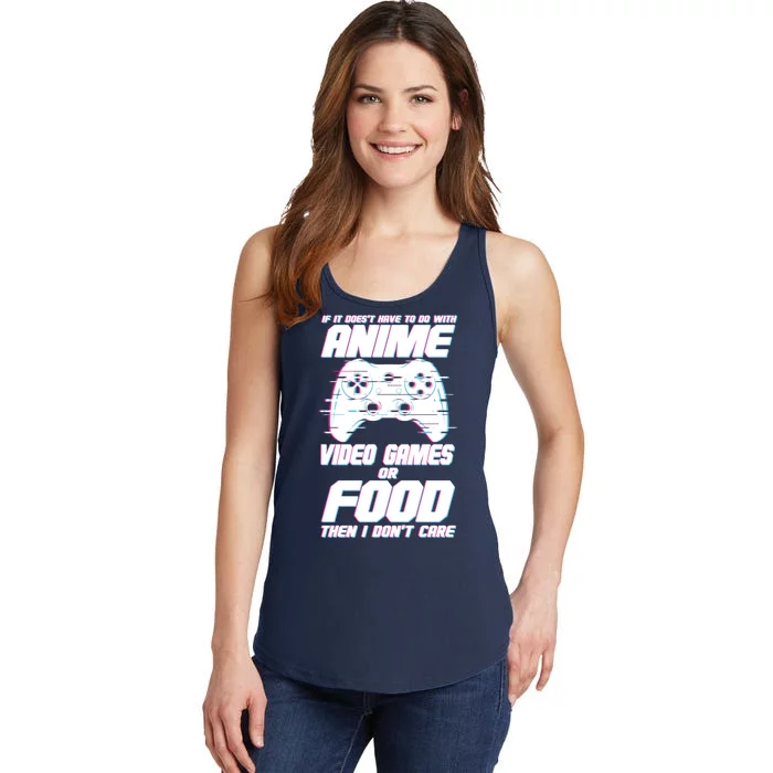 Anime Video Games Or Food Ladies Essential Tank