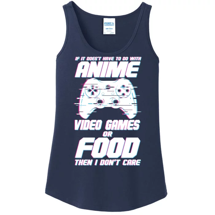 Anime Video Games Or Food Ladies Essential Tank