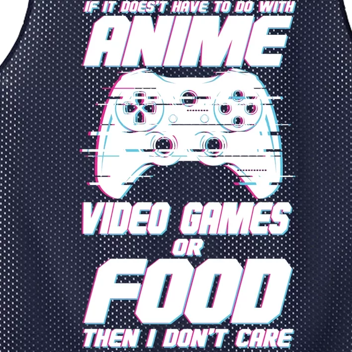 Anime Video Games Or Food Mesh Reversible Basketball Jersey Tank