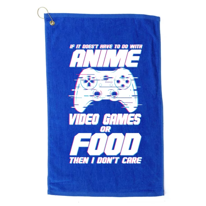 Anime Video Games Or Food Platinum Collection Golf Towel