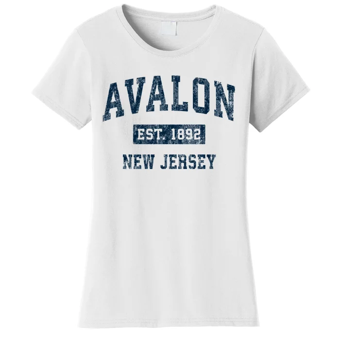 Avalon New Jersey Nj Vintage Sports Women's T-Shirt