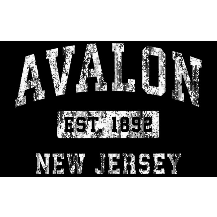 Avalon New Jersey Nj Vintage Established Sports Design Bumper Sticker