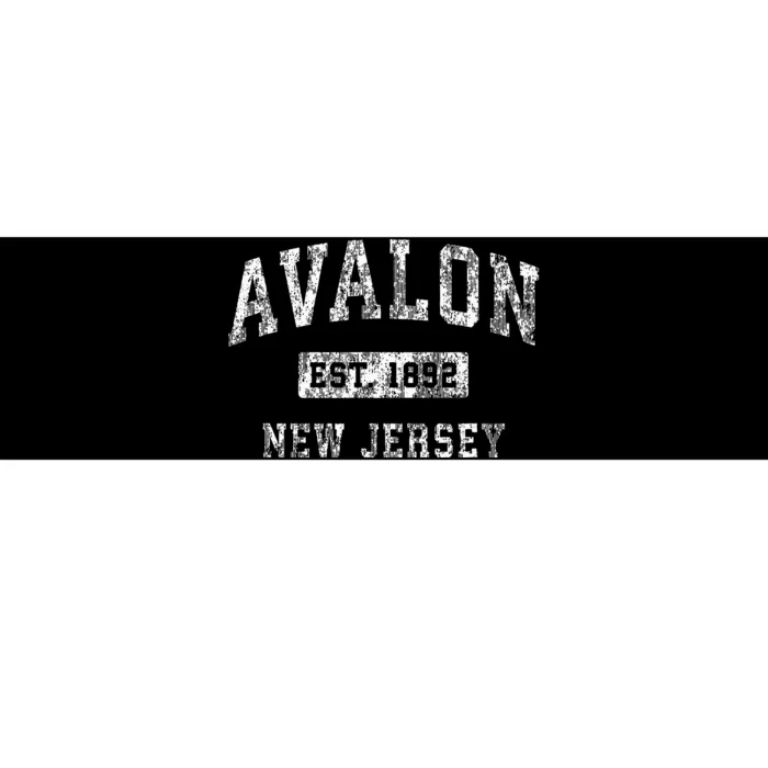 Avalon New Jersey Nj Vintage Established Sports Design Bumper Sticker