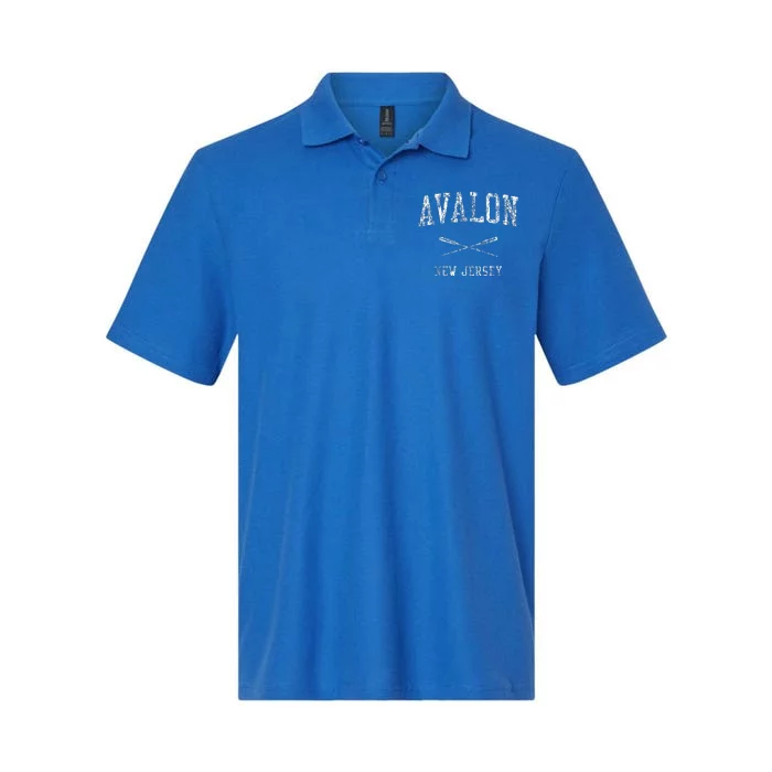 Avalon New Jersey Nj Nautical Sports Softstyle Adult Sport Polo