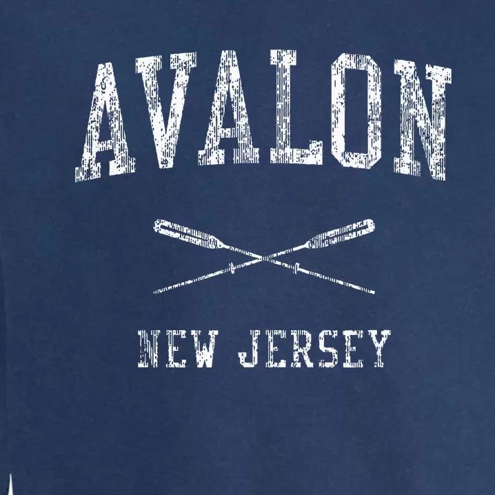 Avalon New Jersey Nj Nautical Sports Garment-Dyed Sweatshirt