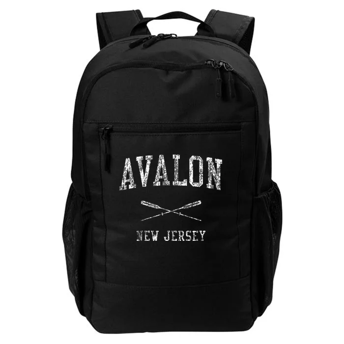 Avalon New Jersey Nj Vintage Nautical Daily Commute Backpack