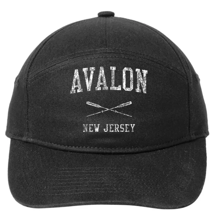 Avalon New Jersey Nj Vintage Nautical 7-Panel Snapback Hat