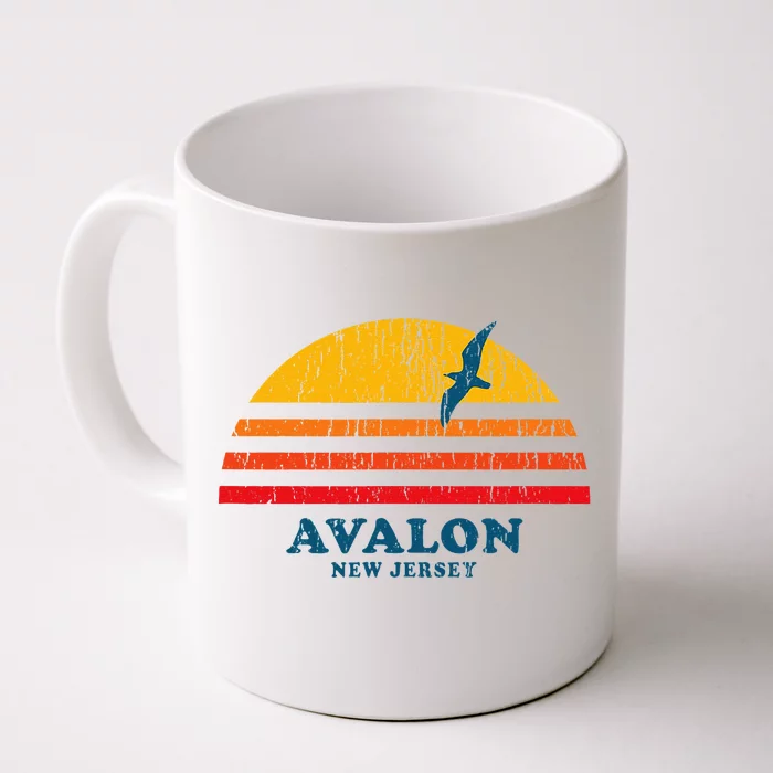 Avalon New Jersey Nj Vintage Casual Front & Back Coffee Mug