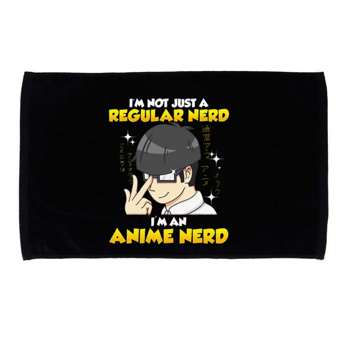 Anime Nerd Kawaii Chibi Otaku Manga With Glasses Microfiber Hand Towel