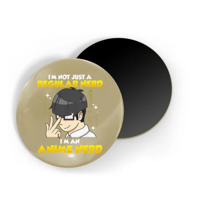 Anime Nerd Kawaii Chibi Otaku Manga With Glasses Magnet