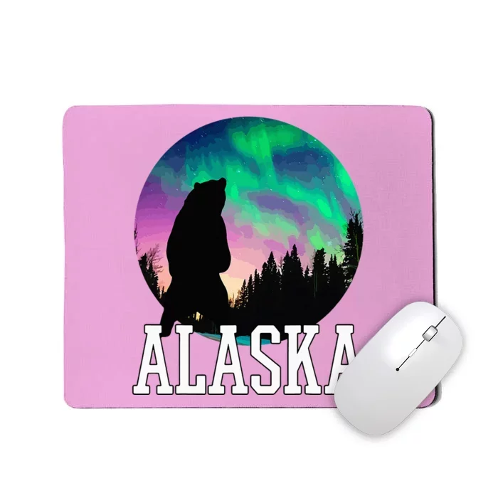 Alaska Nothern Lights Viewing Vacation Mousepad