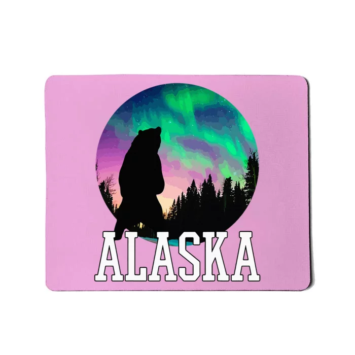 Alaska Nothern Lights Viewing Vacation Mousepad