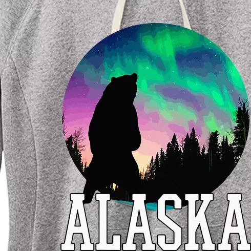 Alaska Nothern Lights Viewing Vacation Women's Fleece Hoodie