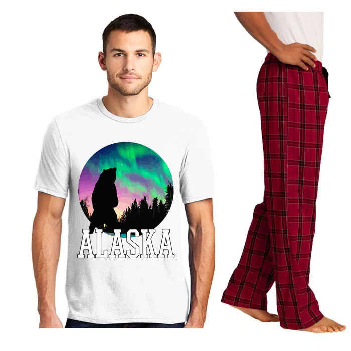 Alaska Nothern Lights Viewing Vacation Pajama Set