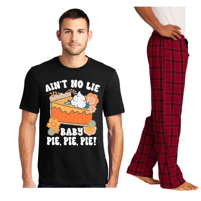 Ain't No Lie Baby Pie Pie Pie Funny Thanksgivin Food Pajama Set