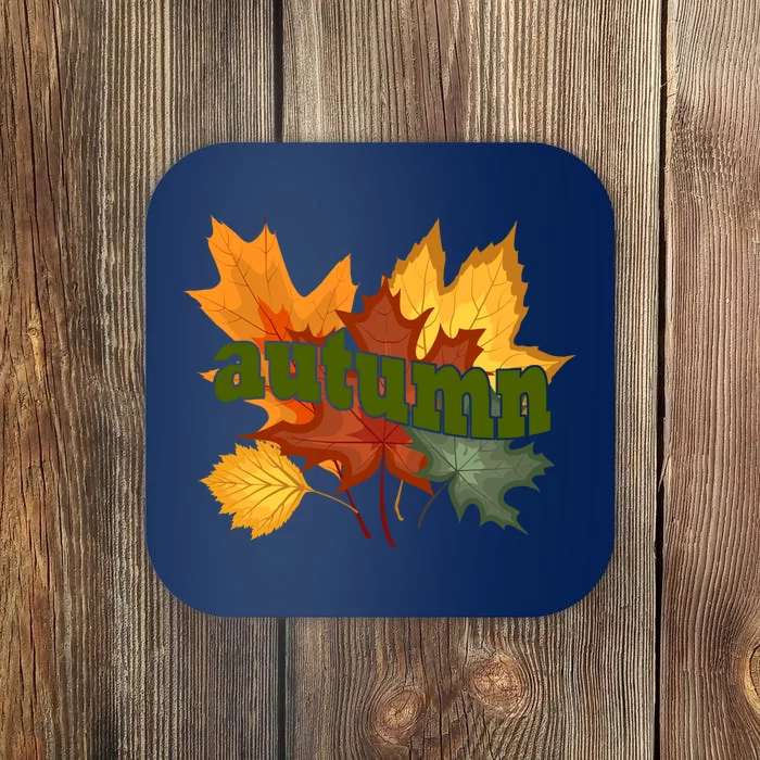 Autumn Nature Leaves Coaster