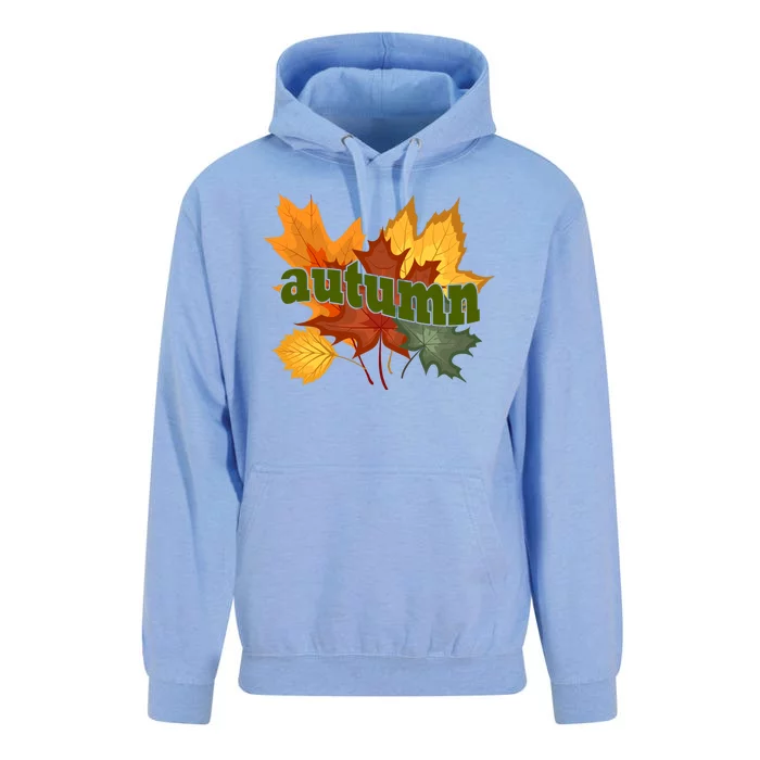 Autumn Nature Leaves Unisex Surf Hoodie