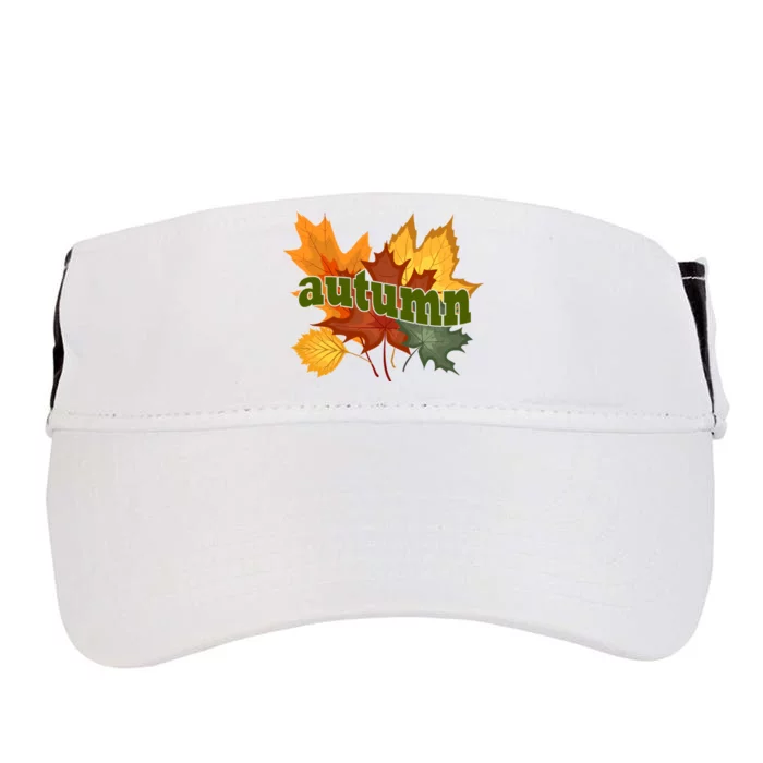 Autumn Nature Leaves Adult Drive Performance Visor