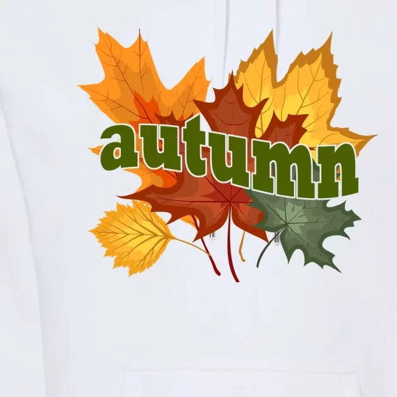 Autumn Nature Leaves Premium Hoodie