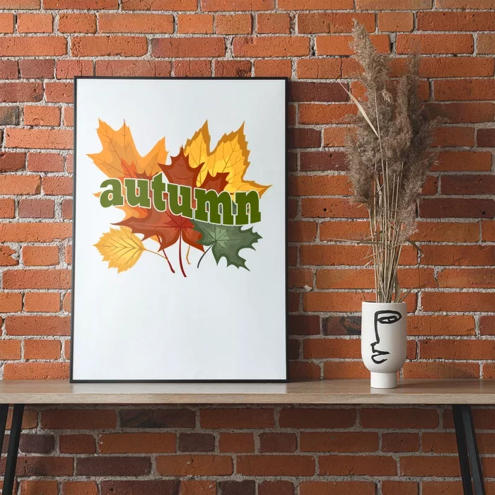 Autumn Nature Leaves Poster