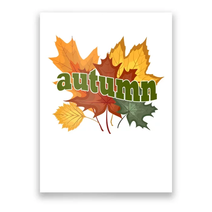 Autumn Nature Leaves Poster