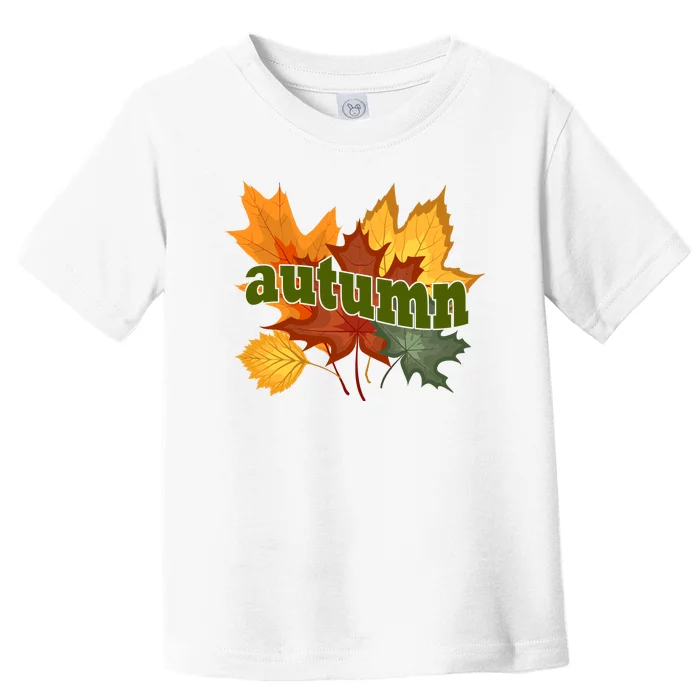 Autumn Nature Leaves Toddler T-Shirt