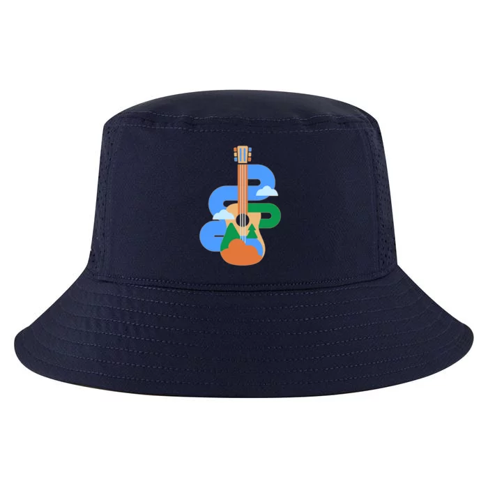 Abstract Nature Lover Guitar Cool Comfort Performance Bucket Hat