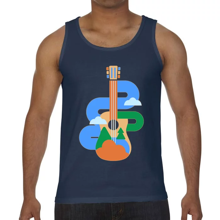 Abstract Nature Lover Guitar Comfort Colors® Tank Top