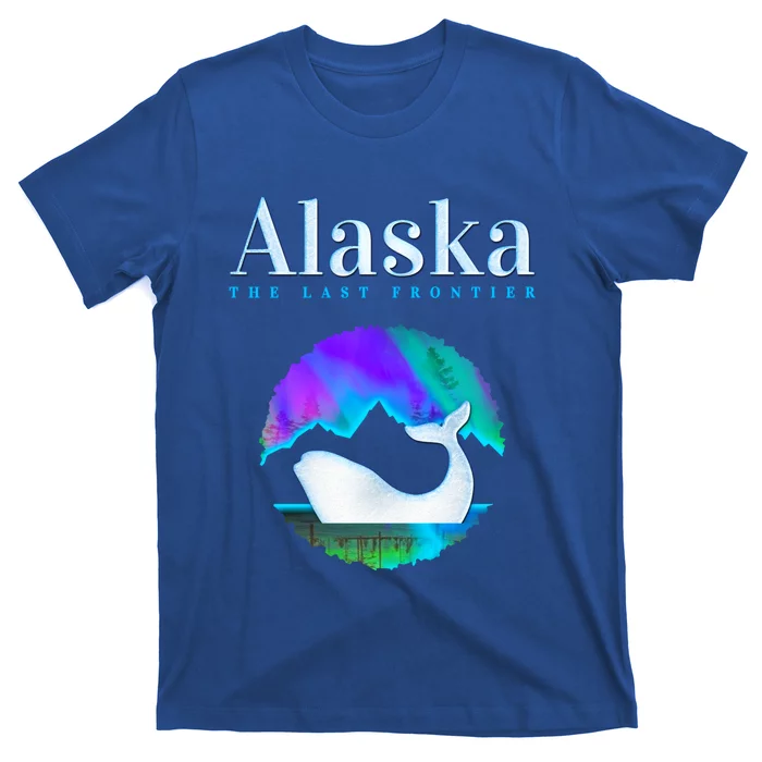 Alaska Northern Lights Orca Whale With Aurora Borealis Meaningful Gift T-Shirt