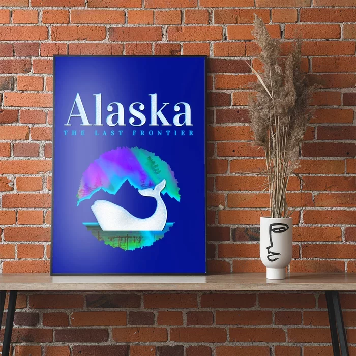 Alaska Northern Lights Orca Whale With Aurora Borealis Meaningful Gift Poster