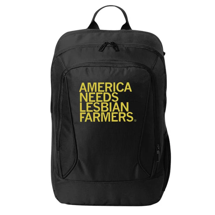 America Needs Lesbian Farmers City Backpack