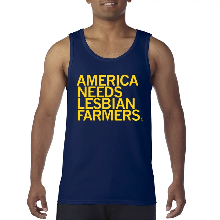 America Needs Lesbian Farmers Tank Top