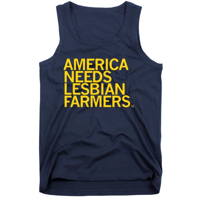 America Needs Lesbian Farmers Tank Top