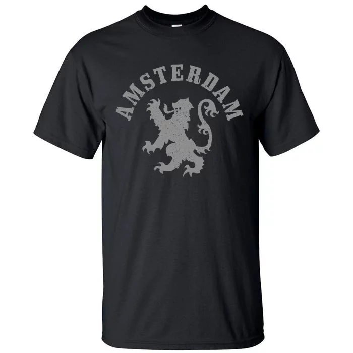 Amsterdam Netherlands Lion Dutch Holland Vintage Amsterdam Tall T-Shirt