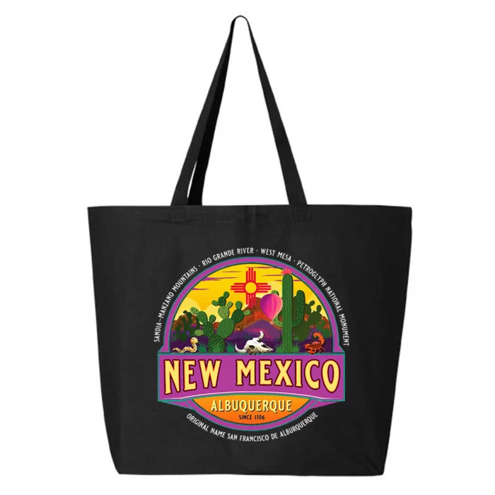 Albuquerque New Mexico Usa Balloons Desert Vacation Souvenir 25L Jumbo Tote