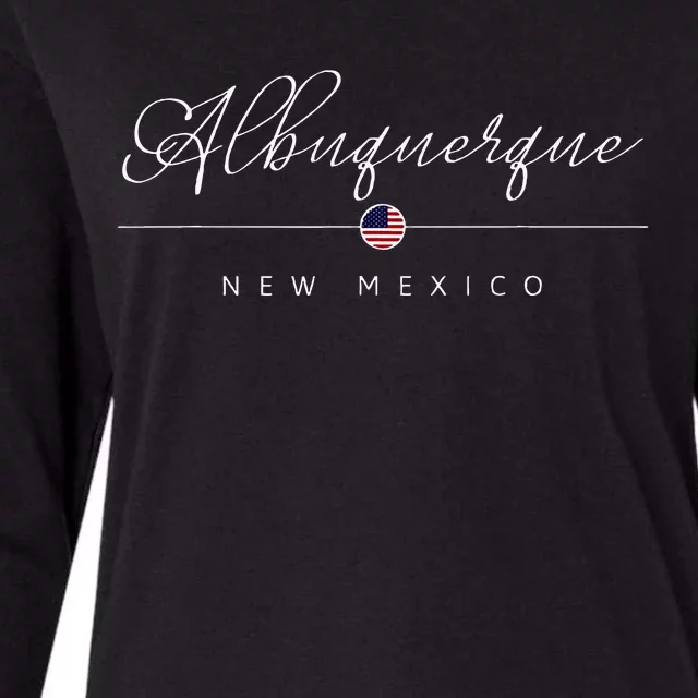 Albuquerque New Mexico Nm On Albuquerque Womens Cotton Relaxed Long Sleeve T-Shirt