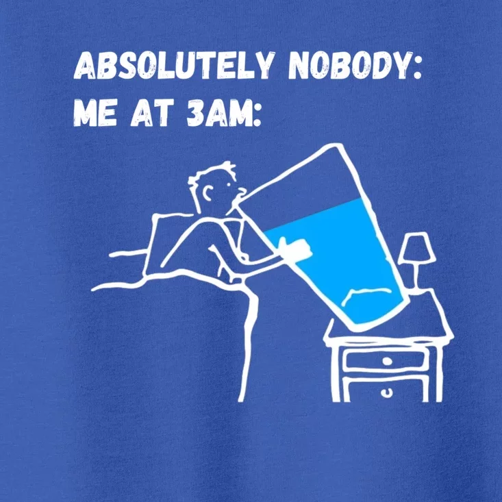 Absolutely Nobody Me At 3am Funny Meme Gift Toddler T-Shirt