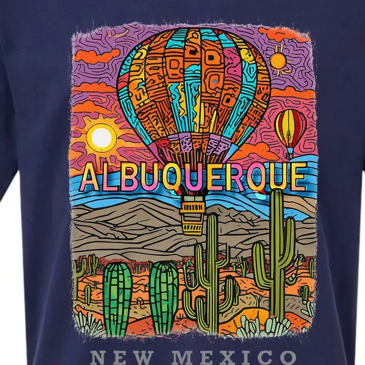 Albuquerque New Mexico Nm Desert Oasis Sd528 Sueded Cloud Jersey T-Shirt