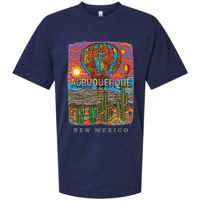 Albuquerque New Mexico Nm Desert Oasis Sd528 Sueded Cloud Jersey T-Shirt