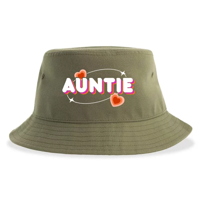 Auntie Niece Nephew Aunt Meaningful Gift Sustainable Bucket Hat