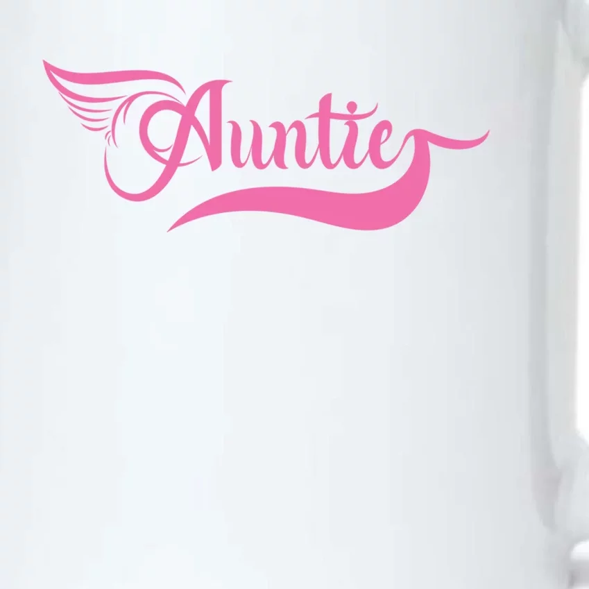 Auntie Niece Nephew Family Aunt Cute Gift Black Color Changing Mug