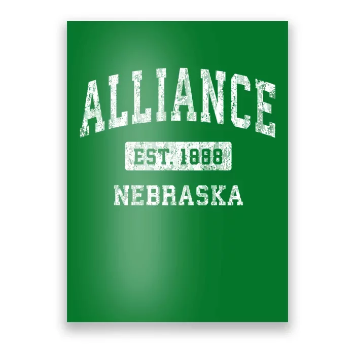 Alliance Nebraska Ne Vintage Sports Poster