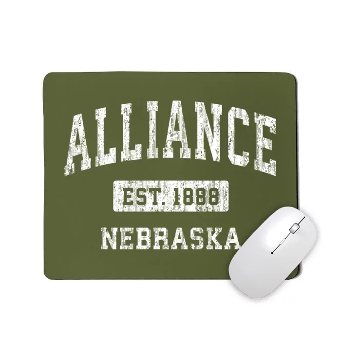 Alliance Nebraska Ne Vintage Sports Mousepad